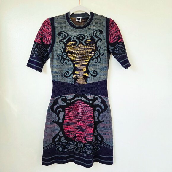 M Missoni Knit Sheath Sweater Dress Size 42/6 - Picture 1 of 8